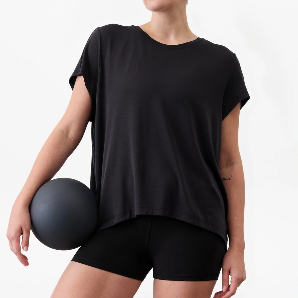 Athleta Black With Ease Tee - Picture 4 of 5